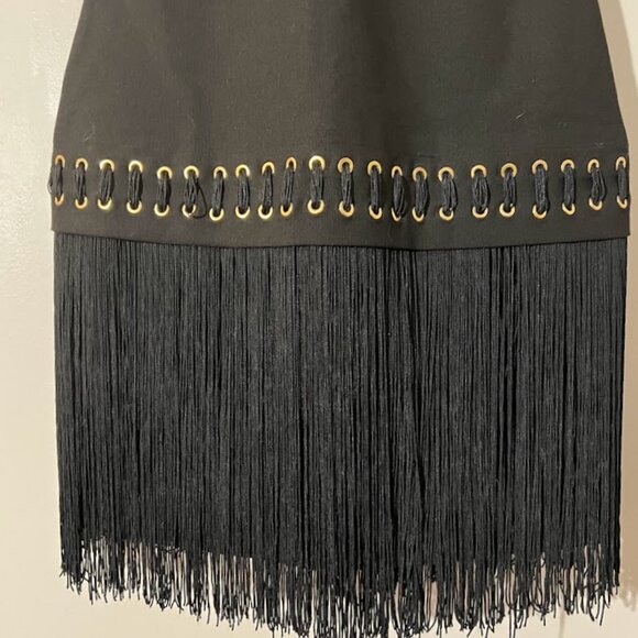 Little Black Dress with fringe - Picture 3 of 3